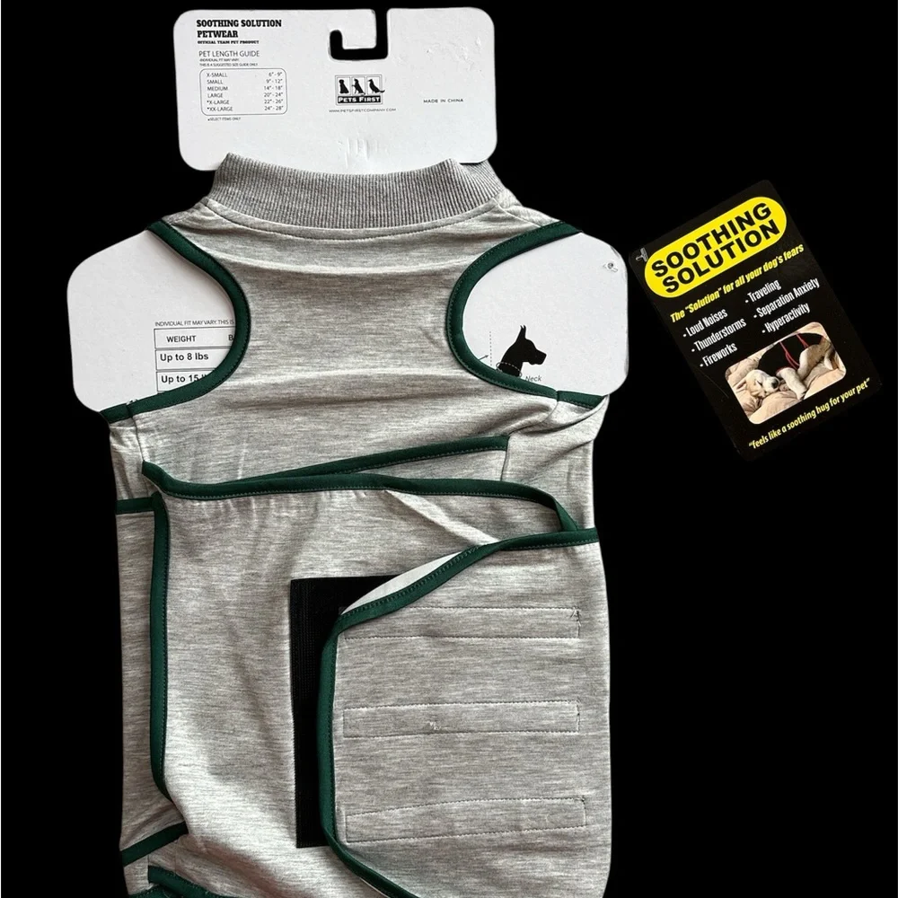 Michigan State Petwear Anti Anxiety Dog Cat  Comfort Size Large Machine Washable